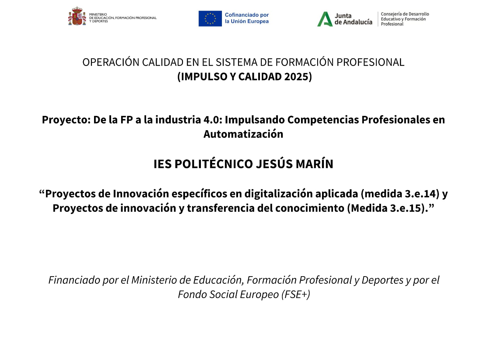 Imagen de la noticia: De la FP a la industria 4.0: Impulsando Competencias Profesionales en Automatización